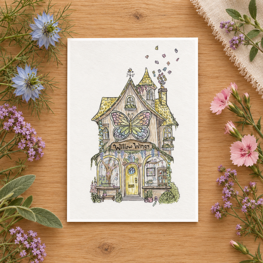 Willow Wings - The Butterfly Keepers Home - Print